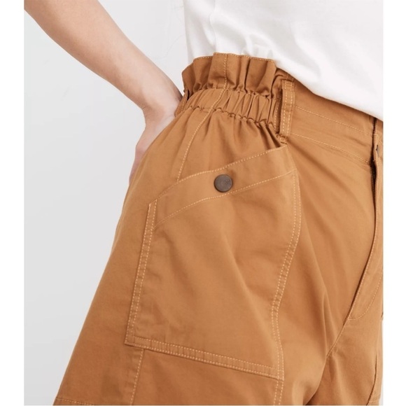 Madewell High Waisted Paperbag Utility Shorts Small - Picture 3 of 15